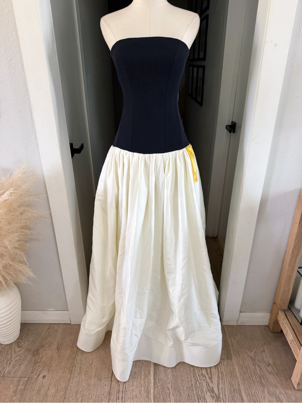 Bronx and Banco Arlo Black Strapless Corset Dress Sz XS $1500 NWT - Picture 5 of 11
